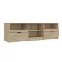 TV-Schrank aus Sonoma-Eichensperrholz, 150 x 33,5 x 45 cm von vidaXL, TV-Möbel - Ref: Foro24-811460, Preis: 92,89 €, Rabatt: %