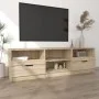 TV-Schrank aus Sonoma-Eichensperrholz, 150 x 33,5 x 45 cm von vidaXL, TV-Möbel - Ref: Foro24-811460, Preis: 92,89 €, Rabatt: %