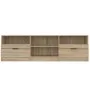 TV-Schrank aus Sonoma-Eichensperrholz, 150 x 33,5 x 45 cm von vidaXL, TV-Möbel - Ref: Foro24-811460, Preis: 92,89 €, Rabatt: %
