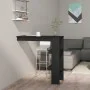Schwarzer Bartisch aus Sperrholz, 102 x 45 x 103,5 cm von vidaXL, Küchen- und Esstische - Ref: Foro24-811782, Preis: 68,27 €,...