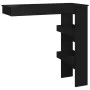 Schwarzer Bartisch aus Sperrholz, 102 x 45 x 103,5 cm von vidaXL, Küchen- und Esstische - Ref: Foro24-811782, Preis: 68,27 €,...
