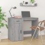 Sonoma grauer Sperrholzschreibtisch mit Schrank von vidaXL, Schreibtische - Ref: Foro24-3185437, Preis: 157,58 €, Rabatt: %