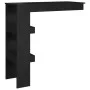 Schwarzer Bartisch aus Sperrholz, 102 x 45 x 103,5 cm von vidaXL, Küchen- und Esstische - Ref: Foro24-811782, Preis: 68,27 €,...