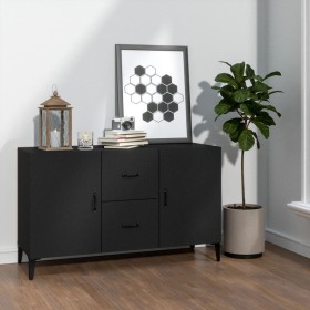 Sideboard aus schwarzem Holzwerkstoff 100x36x60 cm von vidaXL, Sideboards - Ref: Foro24-812520, Preis: 91,43 €, Rabatt: %