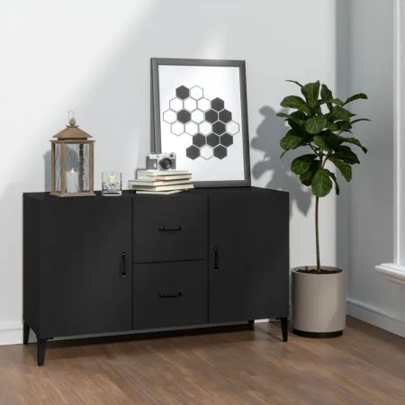 Aparador de madera de ingeniería negro 100x36x60 cm de vidaXL, Aparadores - Ref: Foro24-812520, Precio: 89,04 €, Descuento: %