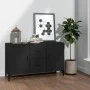 Aparador de madera de ingeniería negro 100x36x60 cm de vidaXL, Aparadores - Ref: Foro24-812520, Precio: 89,04 €, Descuento: %