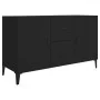 Aparador de madera de ingeniería negro 100x36x60 cm de vidaXL, Aparadores - Ref: Foro24-812520, Precio: 89,04 €, Descuento: %