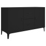 Sideboard aus schwarzem Holzwerkstoff 100x36x60 cm von vidaXL, Sideboards - Ref: Foro24-812520, Preis: 91,43 €, Rabatt: %