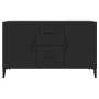 Aparador de madera de ingeniería negro 100x36x60 cm de vidaXL, Aparadores - Ref: Foro24-812520, Precio: 89,04 €, Descuento: %