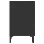 Aparador de madera de ingeniería negro 100x36x60 cm de vidaXL, Aparadores - Ref: Foro24-812520, Precio: 89,04 €, Descuento: %