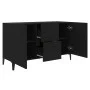 Aparador de madera de ingeniería negro 100x36x60 cm de vidaXL, Aparadores - Ref: Foro24-812520, Precio: 89,04 €, Descuento: %