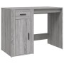 Sonoma grauer Sperrholzschreibtisch mit Schrank von vidaXL, Schreibtische - Ref: Foro24-3185437, Preis: 157,58 €, Rabatt: %