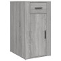 Sonoma grauer Sperrholzschreibtisch mit Schrank von vidaXL, Schreibtische - Ref: Foro24-3185437, Preis: 157,58 €, Rabatt: %