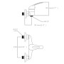 Mischbatterien 2 Einheiten von vidaXL, Duschsets und Duschwannen - Ref: Foro24-275921, Preis: 49,42 €, Rabatt: %