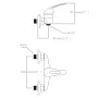 Mixer taps 2 units by vidaXL, Shower kits and trays - Ref: Foro24-275921, Price: 48,92 €, Discount: %