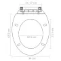 Toilet seats with soft close lids 2 units white plastic by vidaXL, Toilet and bidet seats - Ref: Foro24-275927, Price: 36,17 ...