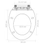 WC-Sitze mit Soft-Close-Deckel 2 Stück weißer Kunststoff von vidaXL, Toiletten- und Bidetsitze - Ref: Foro24-275927, Preis: 3...