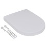Asientos inodoro con tapas cierre suave 2 uds plástico blanco by vidaXL, Toilet and bidet seats - Ref: Foro24-275928, Price: ...