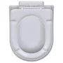 Asientos inodoro con tapas cierre suave 2 uds plástico blanco de vidaXL, Asientos de inodoros y bidés - Ref: Foro24-275928, P...