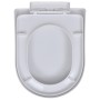 Asientos inodoro con tapas cierre suave 2 uds plástico blanco by vidaXL, Toilet and bidet seats - Ref: Foro24-275928, Price: ...