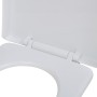 Asientos inodoro con tapas cierre suave 2 uds plástico blanco by vidaXL, Toilet and bidet seats - Ref: Foro24-275928, Price: ...