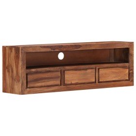 Mueble de TV de madera maciza de acacia 120x30x40 cm en Muebles TV | Comprar online en Foro24
