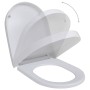 Toilet seats with lids soft close 2 pcs white plastic by vidaXL, Toilet and bidet seats - Ref: Foro24-275930, Price: 54,52 €,...