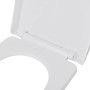 Toilet seats with lids soft close 2 pcs white plastic by vidaXL, Toilet and bidet seats - Ref: Foro24-275930, Price: 54,52 €,...