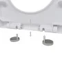 Toilet seats with lids soft close 2 pcs white plastic by vidaXL, Toilet and bidet seats - Ref: Foro24-275930, Price: 53,87 €,...