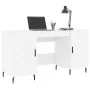 Schreibtisch aus weißem Holzwerkstoff 140x50x75 cm von vidaXL, Schreibtische - Ref: Foro24-829564, Preis: 122,63 €, Rabatt: %