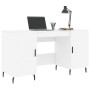 Schreibtisch aus weißem Holzwerkstoff 140x50x75 cm von vidaXL, Schreibtische - Ref: Foro24-829564, Preis: 124,15 €, Rabatt: %