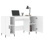 Schreibtisch aus weißem Holzwerkstoff 140x50x75 cm von vidaXL, Schreibtische - Ref: Foro24-829564, Preis: 124,15 €, Rabatt: %