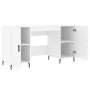 Schreibtisch aus weißem Holzwerkstoff 140x50x75 cm von vidaXL, Schreibtische - Ref: Foro24-829564, Preis: 122,63 €, Rabatt: %