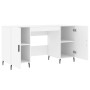 Schreibtisch aus weißem Holzwerkstoff 140x50x75 cm von vidaXL, Schreibtische - Ref: Foro24-829564, Preis: 124,15 €, Rabatt: %