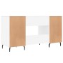 Schreibtisch aus weißem Holzwerkstoff 140x50x75 cm von vidaXL, Schreibtische - Ref: Foro24-829564, Preis: 124,15 €, Rabatt: %