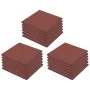 Losetas de goma protección de caídas 18 unidades 50x50x3cm rojo de vidaXL, Suelos y moquetas - Ref: Foro24-276271, Precio: 27...