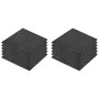 Fall protection rubber tiles 12 pcs 50x50x3 cm black by vidaXL, Floors and carpets - Ref: Foro24-276273, Price: 184,75 €, Dis...