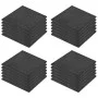 Fallschutz-Gummifliesen 24 Stück 50x50x3 cm schwarz von vidaXL, Böden und Teppiche - Ref: Foro24-276275, Preis: 407,89 €, Rab...
