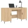 Escritorio madera de ingeniería roble Sonoma 140x50x75 cm de vidaXL, Escritorios - Ref: Foro24-829567, Precio: 118,71 €, Desc...