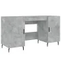 Concrete gray engineered wood desk 140x50x75 cm by vidaXL, Desks - Ref: Foro24-829568, Price: 118,64 €, Discount: %