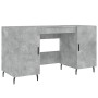 Escritorio madera de ingeniería gris hormigón 140x50x75 cm de vidaXL, Escritorios - Ref: Foro24-829568, Precio: 120,00 €, Des...