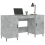 Escritorio madera de ingeniería gris hormigón 140x50x75 cm de vidaXL, Escritorios - Ref: Foro24-829568, Precio: 120,00 €, Des...