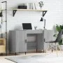 Engineered wood gray Sonoma desk 140x50x75 cm by vidaXL, Desks - Ref: Foro24-829570, Price: 121,54 €, Discount: %