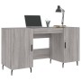 Sonoma Schreibtisch aus grauem Holzwerkstoff 140x50x75 cm von vidaXL, Schreibtische - Ref: Foro24-829570, Preis: 123,07 €, Ra...