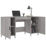 Engineered wood gray Sonoma desk 140x50x75 cm by vidaXL, Desks - Ref: Foro24-829570, Price: 123,07 €, Discount: %