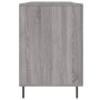 Engineered wood gray Sonoma desk 140x50x75 cm by vidaXL, Desks - Ref: Foro24-829570, Price: 123,07 €, Discount: %