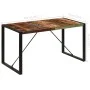 Recycled solid wood dining table 140x70x75 cm by vidaXL, Kitchen and dining tables - Ref: Foro24-247421, Price: 230,64 €, Dis...