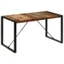 Recycled solid wood dining table 140x70x75 cm by vidaXL, Kitchen and dining tables - Ref: Foro24-247421, Price: 230,64 €, Dis...