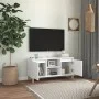 TV-Schrank mit Massivholzbeinen weiß 103,5x35x50 cm von vidaXL, TV-Möbel - Ref: Foro24-805959, Preis: 75,79 €, Rabatt: %