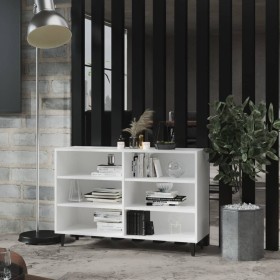 Aparador de madera contrachapada blanco 103,5x35x70 cm de vidaXL, Aparadores - Ref: Foro24-806040, Precio: 72,76 €, Descuento: %